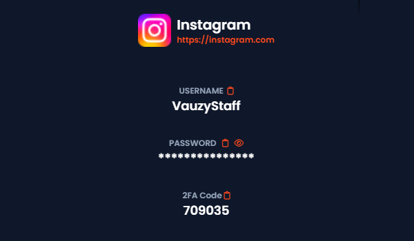 Using Vauzy's built-in authenticator, clients can import TOTP secrets from other Authenticator apps allowing your team to get codes in real-time